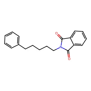 2-(5-Phenylpentyl)isoindoline-1,3-dione structure