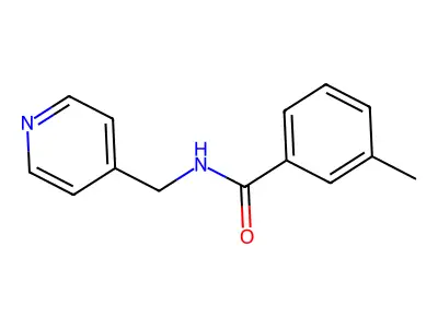 3-methyl-N-(pyridin-4-ylmethyl)benzamide structure