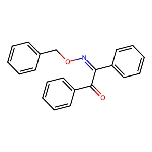 1,2-Diphenyl-2-phenylmethoxyiminoethanone structure