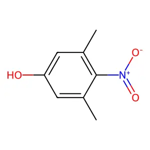 3,5-Dimethyl-4-nitrophenol structure