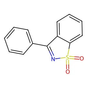 3-Phenyl-1,2-benzisothiazole 1,1-dioxide structure