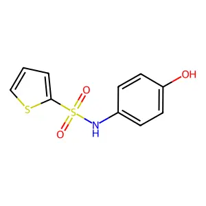 N-(4-hydroxyphenyl)thiophene-2-sulfonamide structure