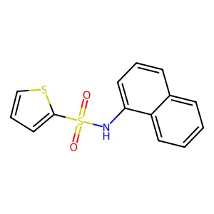 N-(1-naphthyl)-2-thiophenesulfonamide structure