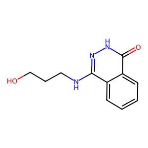 1(2H)-Phthalazinone, 4-[(3-hydroxypropyl)amino]- structure