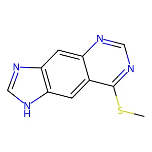 8-(Methylsulfanyl)-1H-imidazo[4,5-g]quinazoline structure