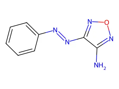 4-Phenyldiazenyl-1,2,5-oxadiazol-3-amine structure