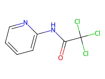 N-(2-Pyridyl)-2,2,2-trichloroacetamide structure