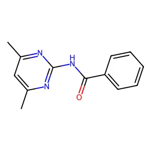 N-(4,6-dimethylpyrimidin-2-yl)benzamide structure