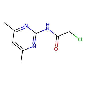 2-Chloro-N-(4,6-dimethylpyrimidin-2-yl)acetamide structure