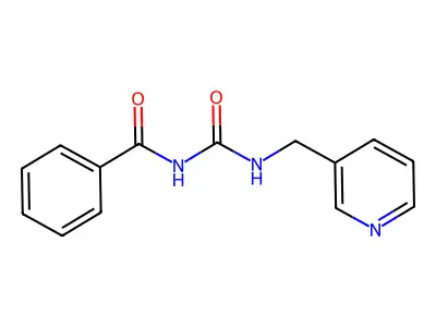 N-(pyridin-3-ylmethylcarbamoyl)benzamide structure