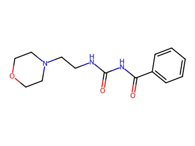 1-Benzoyl-3-[2-(morpholin-4-yl)ethyl]urea structure