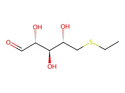 5-S-ethyl-5-thioribose structure
