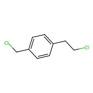 Benzene, 1-(2-chloroethyl)-4-(chloromethyl)- structure