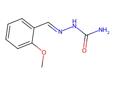 o-Methoxybenzaldehyde semicarbazone structure