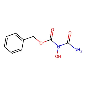 Carbamic acid, (aminocarbonyl)hydroxy-, phenylmethyl ester structure