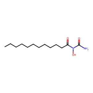 Dodecanamide, N-(aminocarbonyl)-N-hydroxy- structure