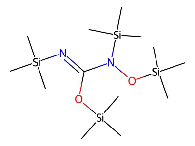 1,2,3-Tris(trimethylsilyl)-1-[(trimethylsilyl)oxy]isourea structure