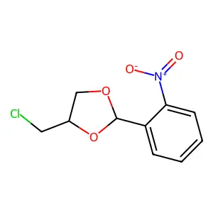 4-(Chloromethyl)-2-(2-nitrophenyl)-1,3-dioxolane structure