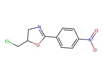 5-(Chloromethyl)-2-(p-nitrophenyl)-2-oxazoline structure