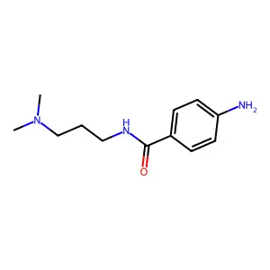4-氨基-N-[3-(二甲氨基)丙基]苯甲酰胺 structure