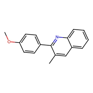 2-(4-Methoxyphenyl)-3-methylquinoline structure