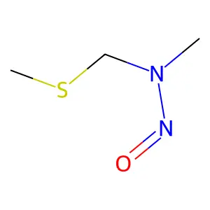 Methanamine, N-methyl-1-(methylthio)-N-nitroso- structure