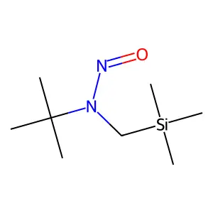 2-Propanamine, 2-methyl-N-nitroso-N-((trimethylsilyl)methyl)- structure