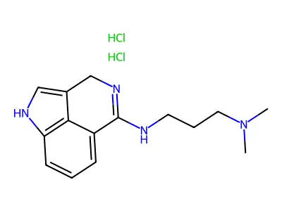 1,3-Propanediamine, N'-(1,3-dihydropyrrolo(4,3,2-de)isoquinolin-5-yl)-N,N-dimethyl-, dihydrochloride structure