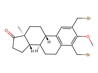 2-(2-(Chloroethyl)amino)ethyl dehydroabietate structure