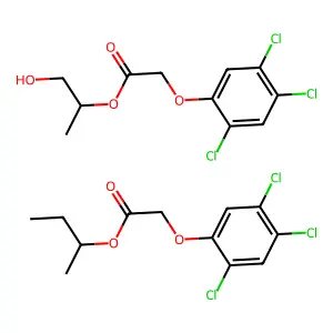 2,4,5-T丙二醇异丁基醚酯 structure