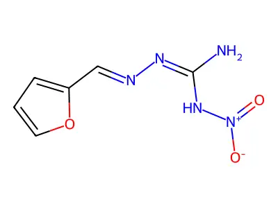 2-(Furan-2-ylmethylideneamino)-1-nitroguanidine structure