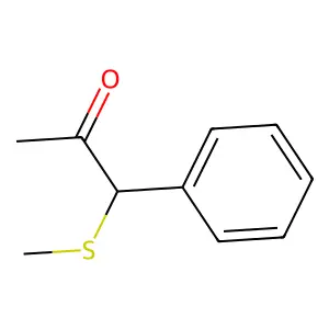 1-(Methylsulfanyl)-1-phenylpropan-2-one structure
