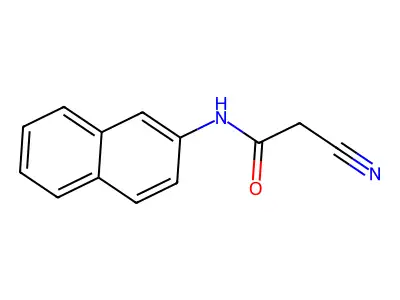 2-cyano-N-(naphthalen-2-yl)acetamide structure