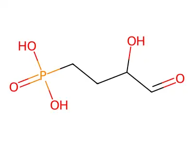 3-Hydroxy-4-oxobutyl-1-phosphonate structure