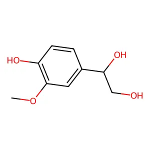 4-羟基-3-甲氧基苯乙二醇 structure