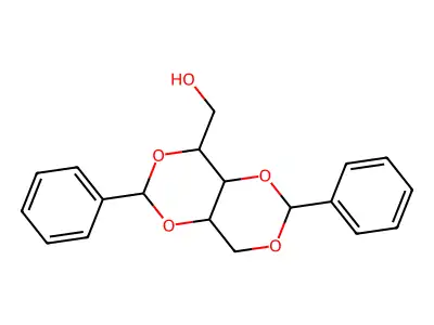 1,4-DI-O-BENZYLIDENE-DL-RIBITOL structure