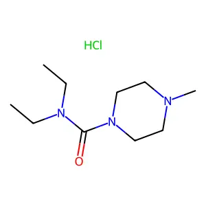 Diethylcarbamazine Monohydrochloride structure
