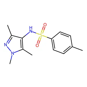 4-Methyl-N-(1,3,5-trimethyl-1H-pyrazol-4-yl)-benzenesulfonamide structure