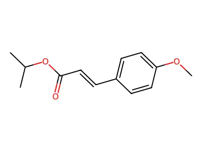 Isopropyl methoxycinnamate structure