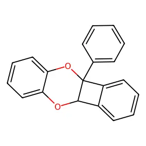 Benzo[b]benzo[3,4]cyclobuta[1,2-e][1,4]dioxin, 4b,10a-dihydro-4b-phenyl- structure