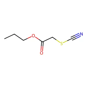 Propyl 2-thiocyanatoacetate structure