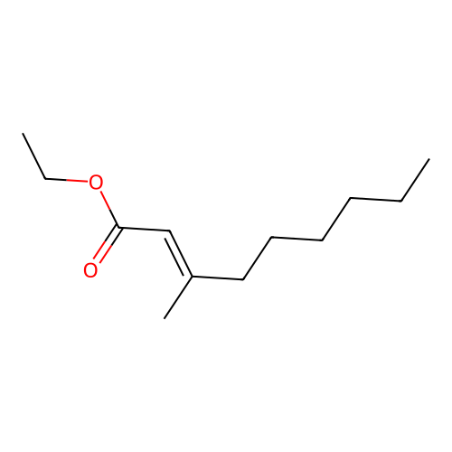 Ethyl 3-methylnon-2-enoate structure