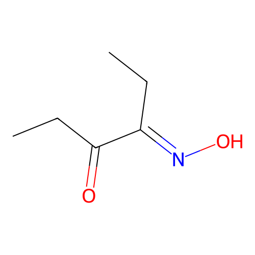 (4E)-4-hydroxyiminohexan-3-one structure