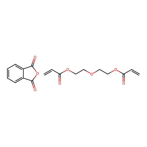 Oxydi(ethane-2,1-diyl) diprop-2-enoate--2-benzofuran-1,3-dione (1/1) structure