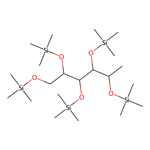 L-Fucitol TMS structure