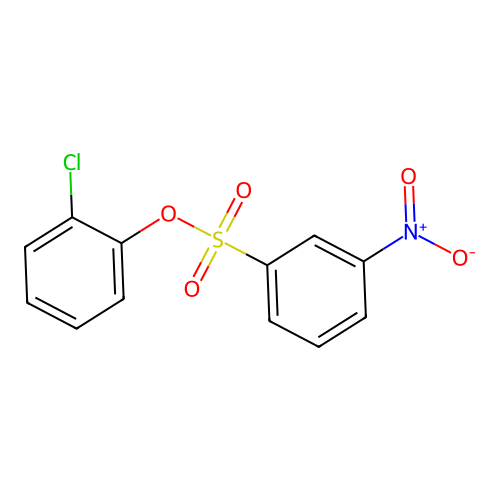 2-Chlorophenyl 3-nitrobenzenesulfonate structure