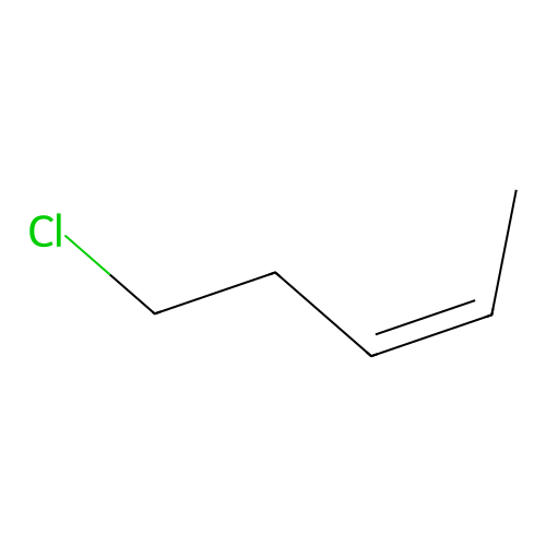 2-Pentene, 5-chloro-, (Z)- structure