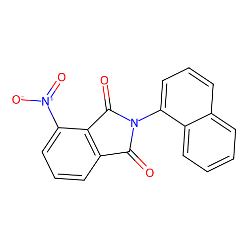 2-(naphthalen-1-yl)-4-nitro-1H-isoindole-1,3(2H)-dione structure