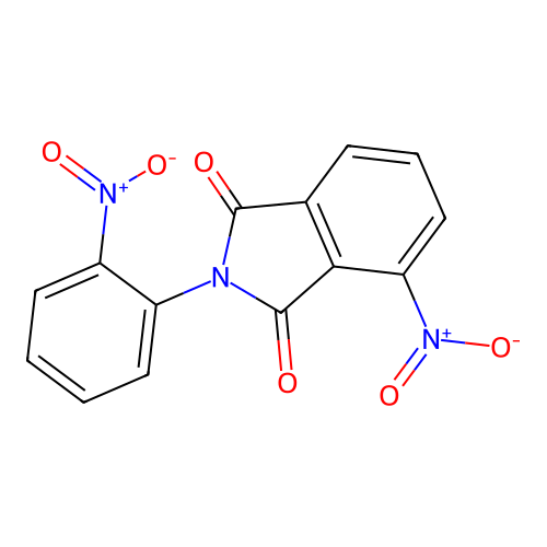 4-nitro-2-(2-nitrophenyl)-1H-isoindole-1,3(2H)-dione structure
