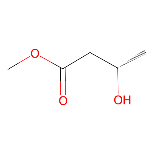 Methyl 3-hydroxybutyrate, (S)- structure